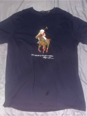 Polo by Ralph Lauren Navy Polo Bear Graphic Tee